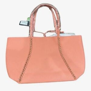 Badgley Mischka Coral Tote Bag